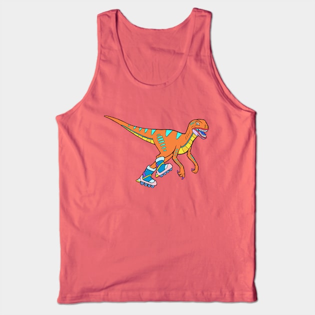 Roller Raptor Tank Top by Woah_Jonny